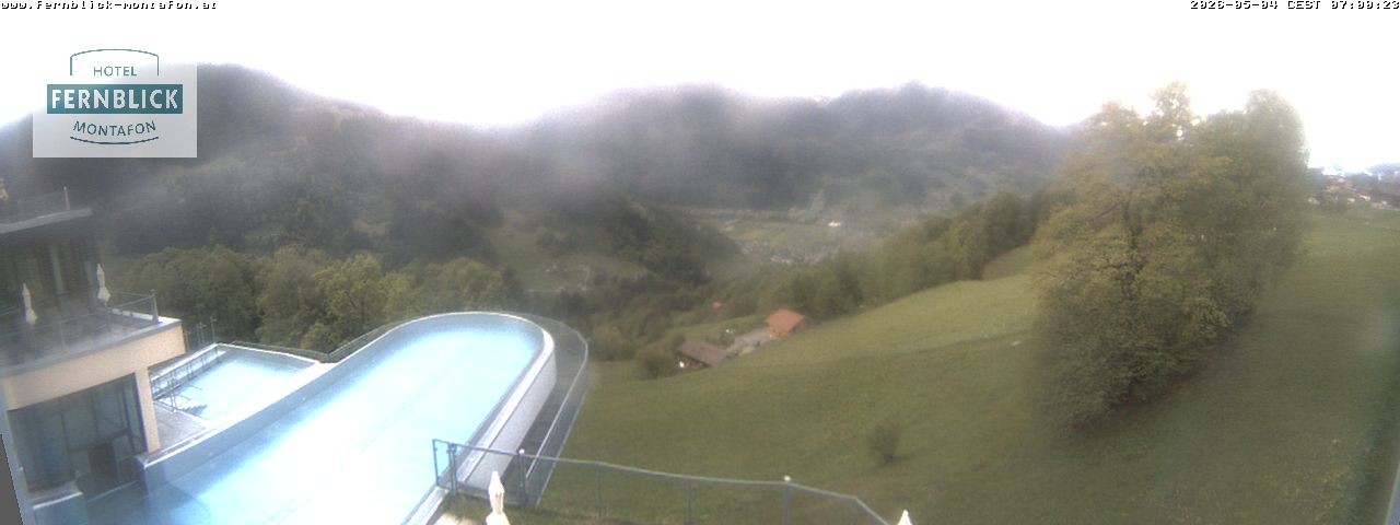 Archiv Foto Webcam Bartholomäberg: Ferienhotel Fernblick