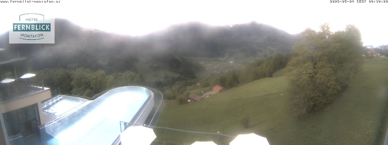 Archiv Foto Webcam Bartholomäberg: Ferienhotel Fernblick