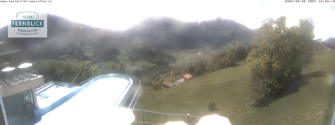 Archived image Webcam Hotel Fernblick in Bartholomäberg