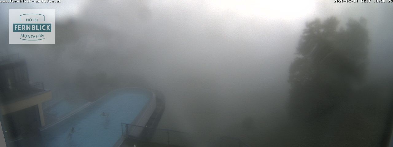 Archived image Webcam Hotel Fernblick in Bartholomäberg