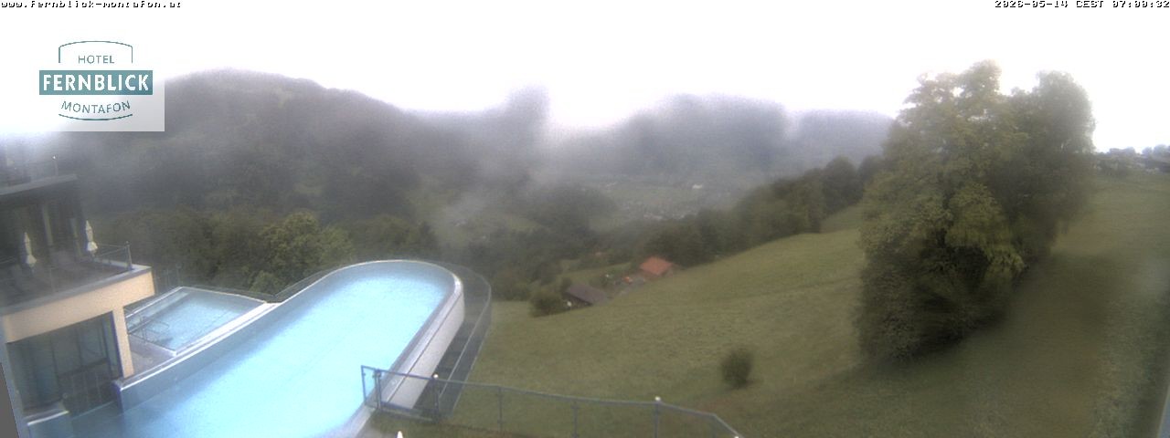 Archiv Foto Webcam Bartholomäberg: Ferienhotel Fernblick