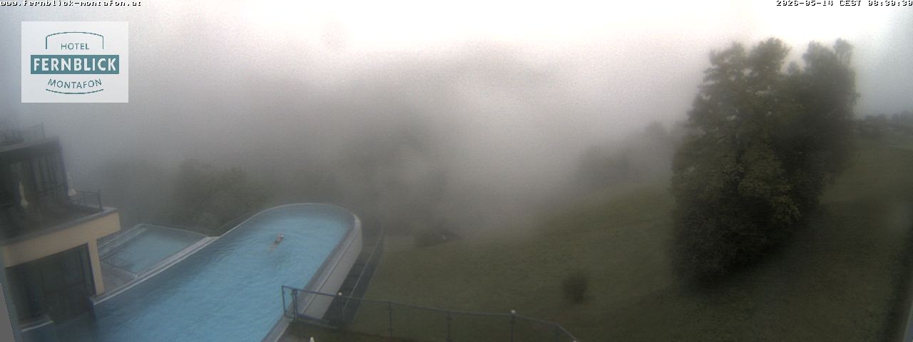 Archiv Foto Webcam Bartholomäberg: Ferienhotel Fernblick