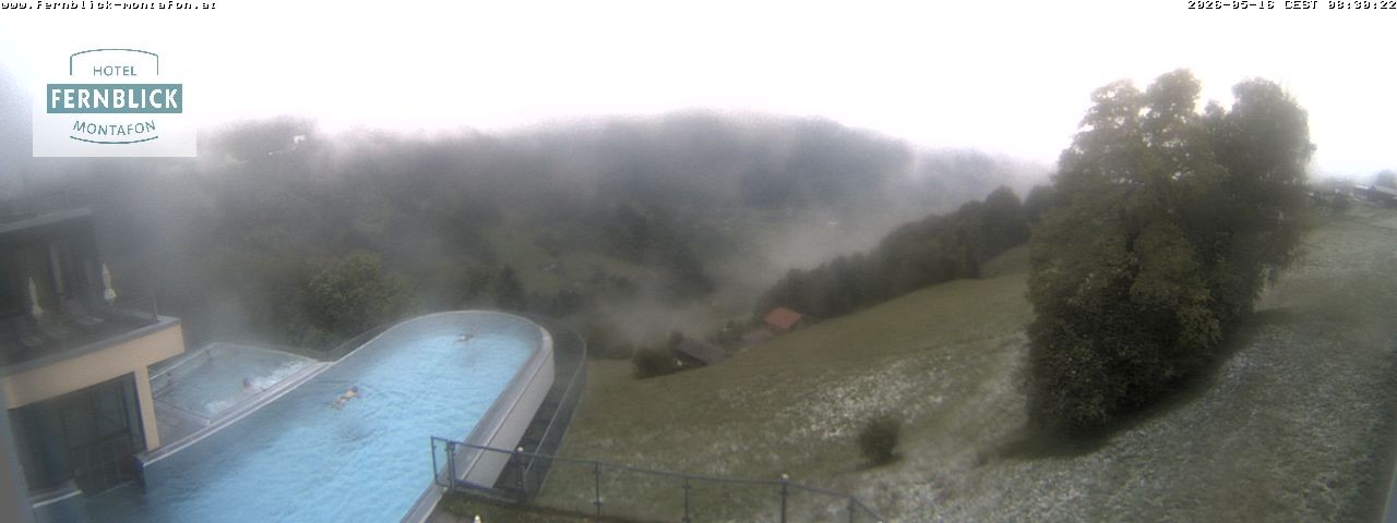 Archived image Webcam Hotel Fernblick in Bartholomäberg