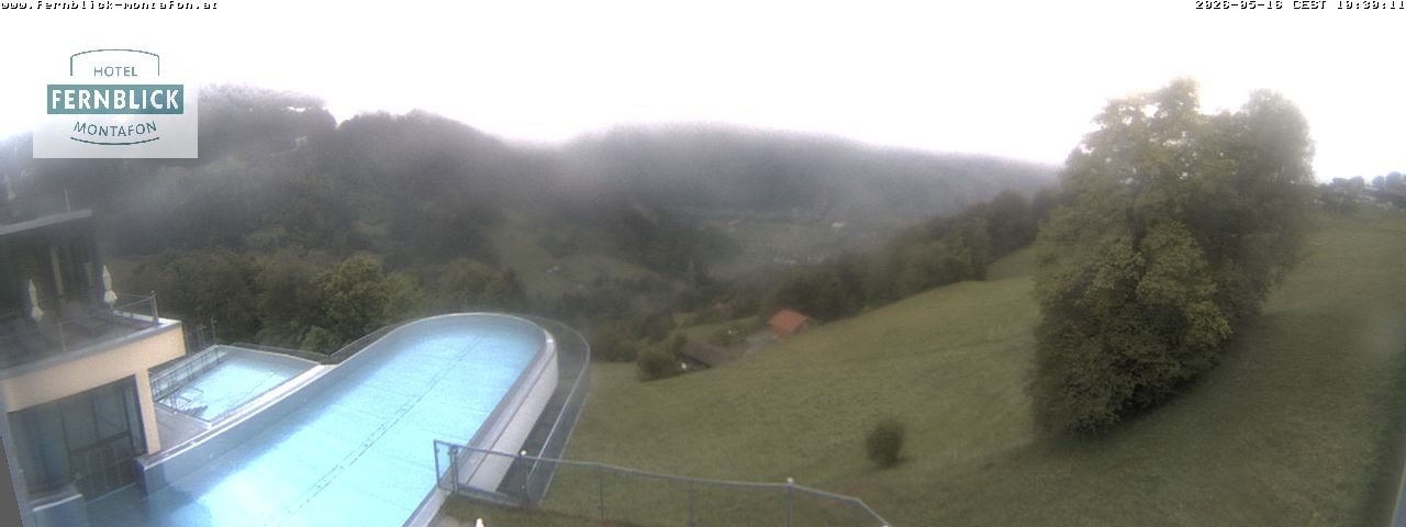 Archived image Webcam Hotel Fernblick in Bartholomäberg