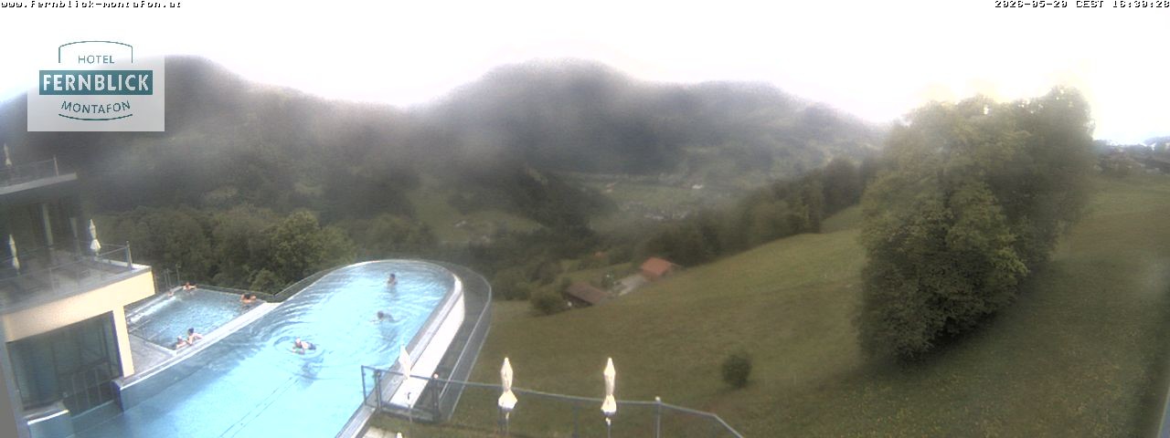 Archived image Webcam Hotel Fernblick in Bartholomäberg