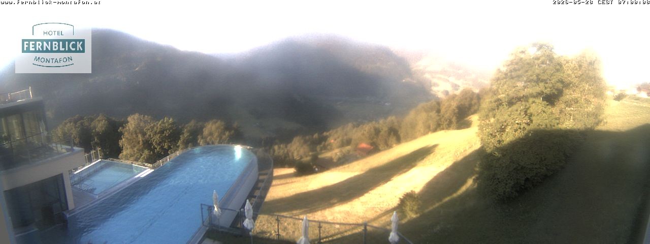 Archiv Foto Webcam Bartholomäberg: Ferienhotel Fernblick