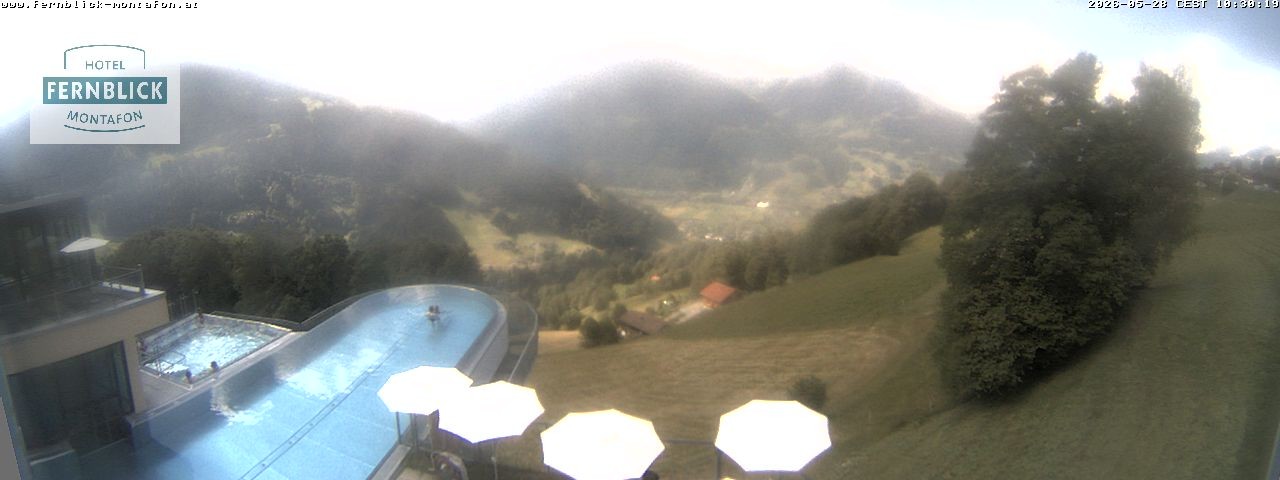 Archiv Foto Webcam Bartholomäberg: Ferienhotel Fernblick