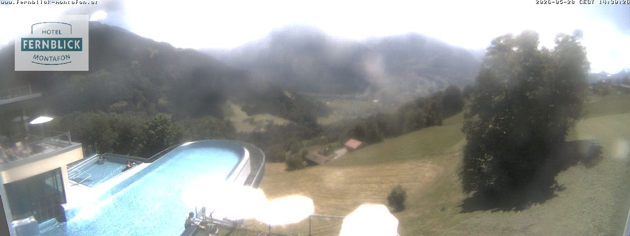 Archiv Foto Webcam Bartholomäberg: Ferienhotel Fernblick