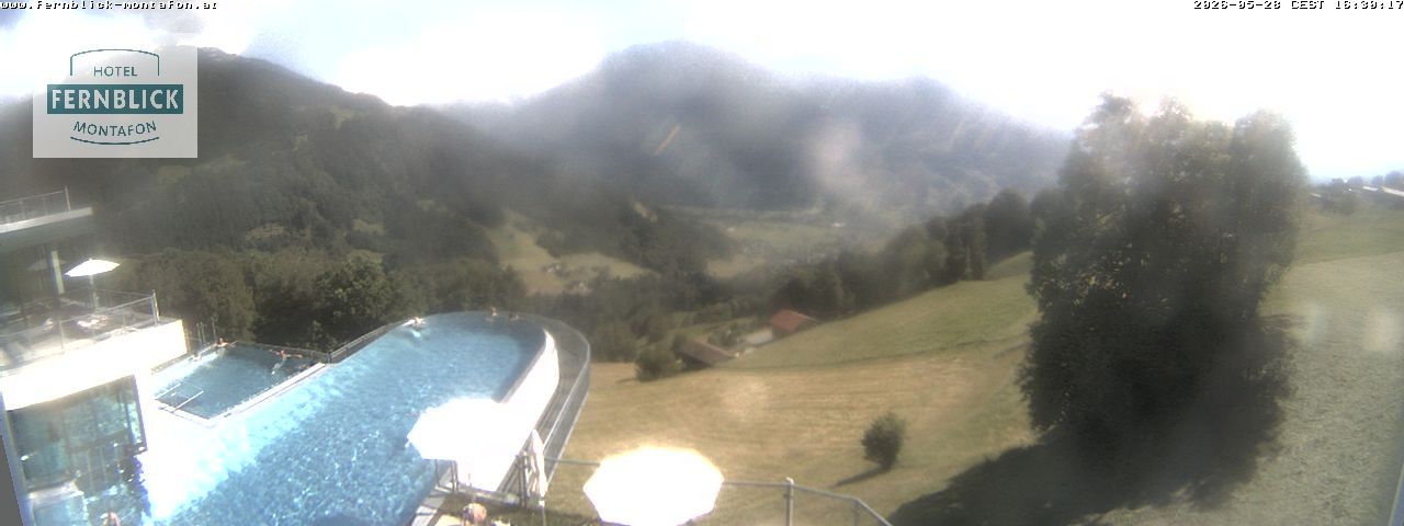 Archiv Foto Webcam Bartholomäberg: Ferienhotel Fernblick