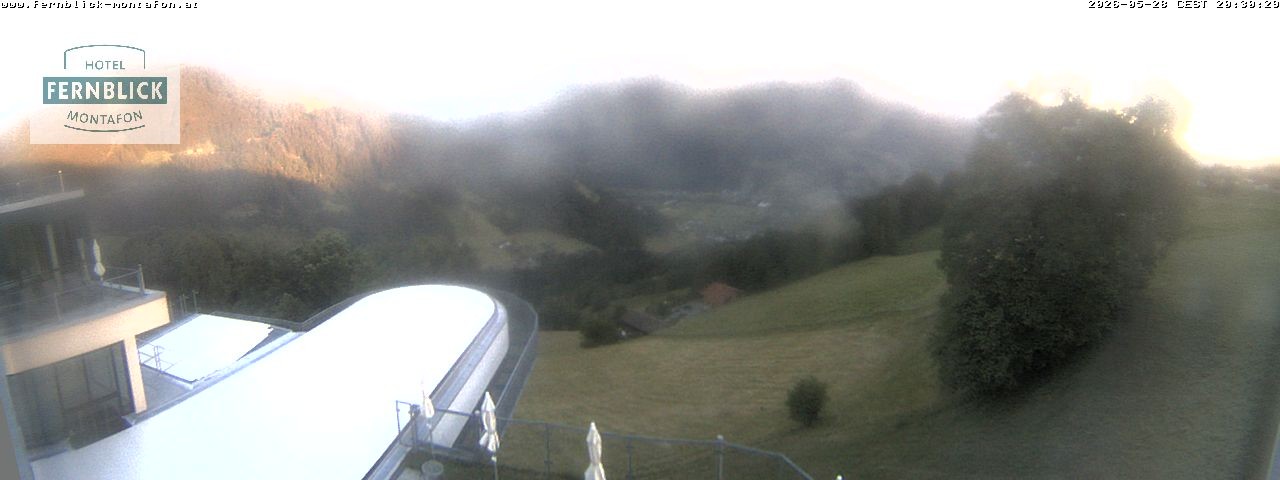 Archiv Foto Webcam Bartholomäberg: Ferienhotel Fernblick