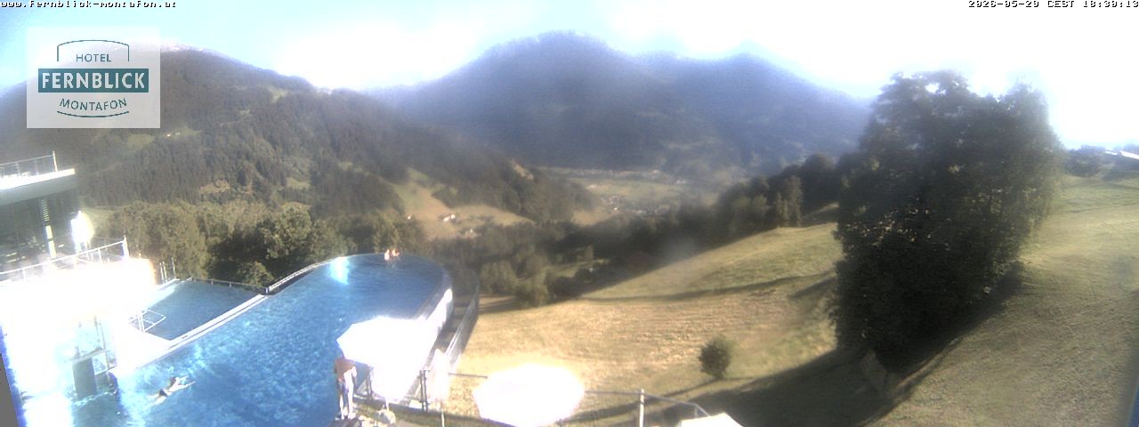 Archiv Foto Webcam Bartholomäberg: Ferienhotel Fernblick