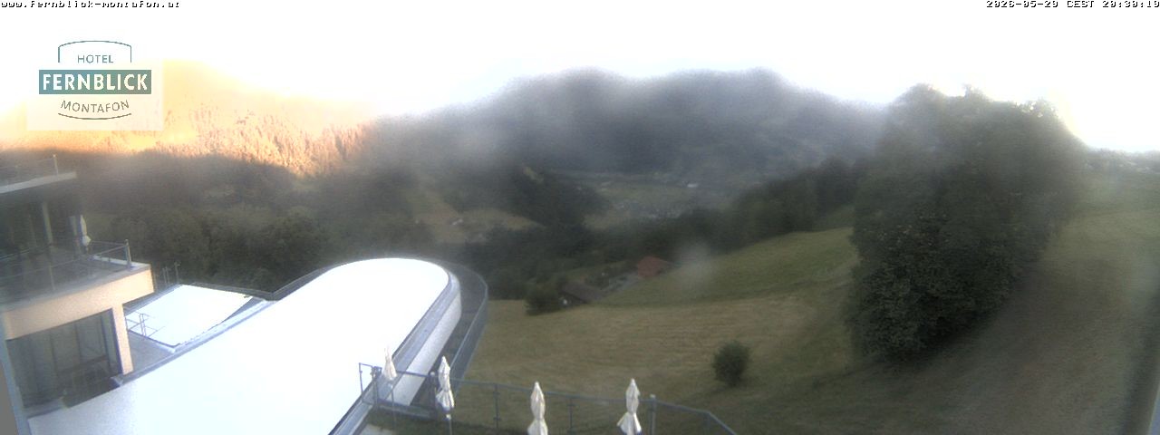 Archiv Foto Webcam Bartholomäberg: Ferienhotel Fernblick