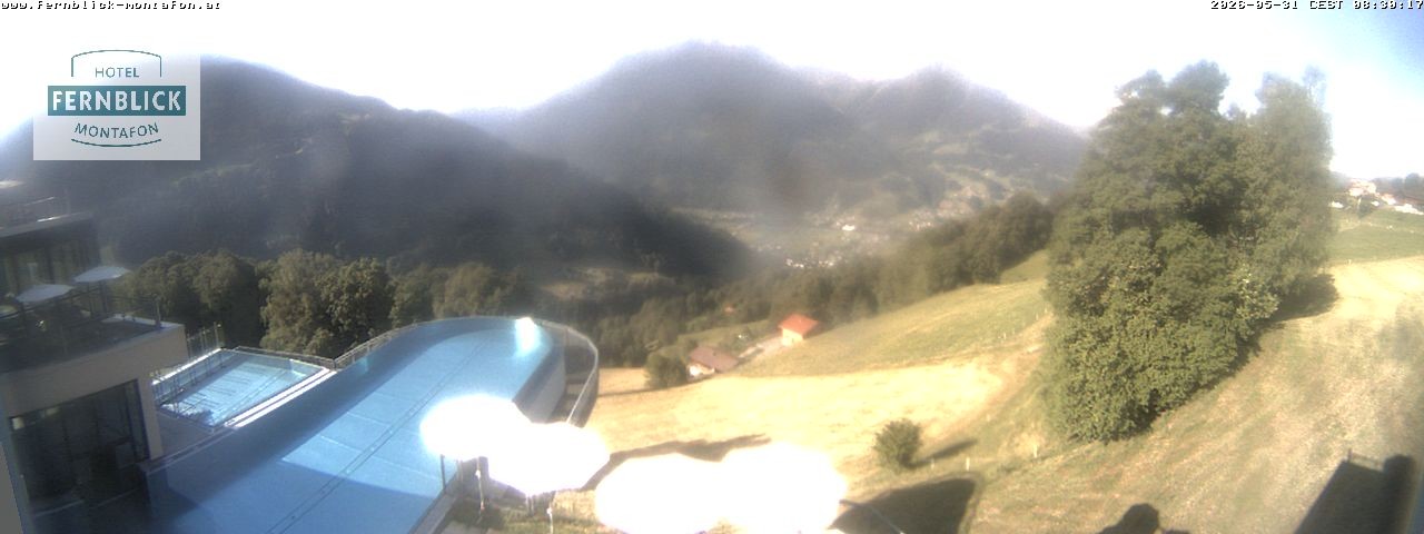 Archiv Foto Webcam Bartholomäberg: Ferienhotel Fernblick
