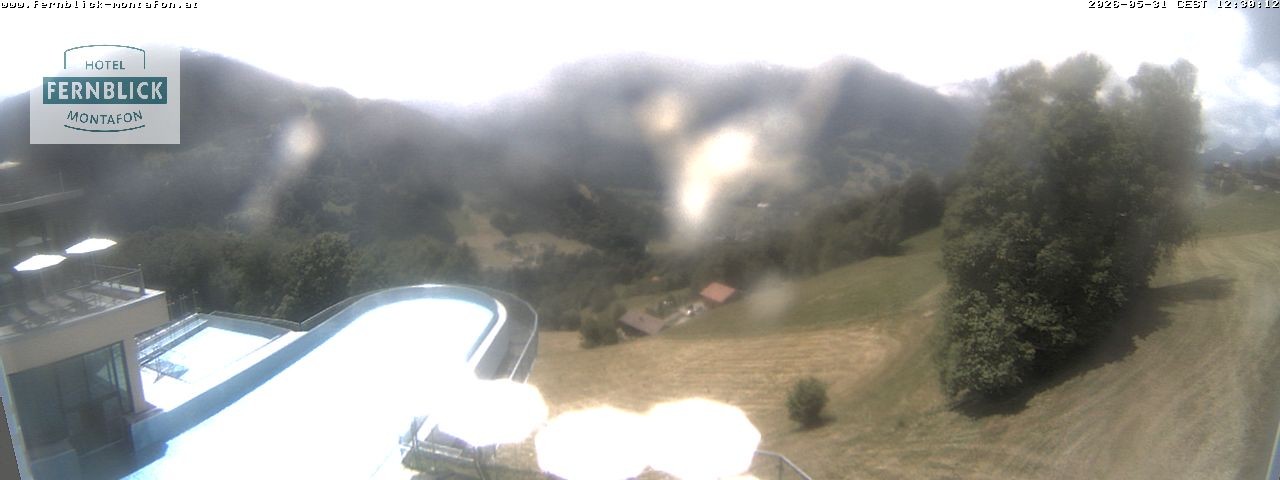 Archiv Foto Webcam Bartholomäberg: Ferienhotel Fernblick
