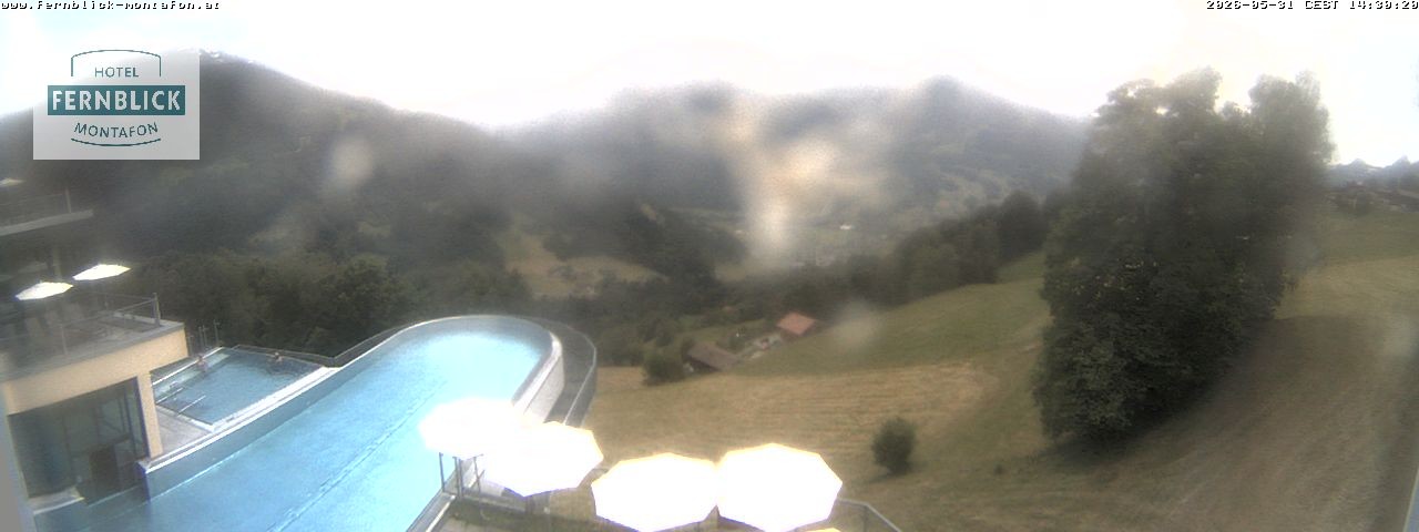 Archiv Foto Webcam Bartholomäberg: Ferienhotel Fernblick