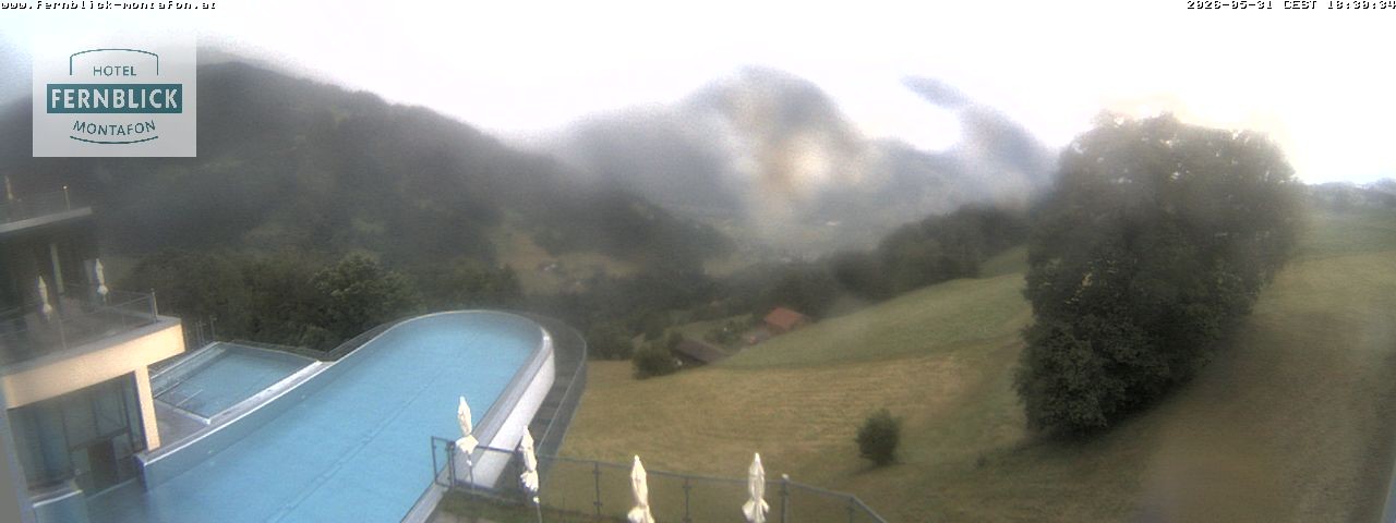 Archiv Foto Webcam Bartholomäberg: Ferienhotel Fernblick
