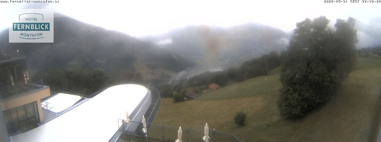 Archiv Foto Webcam Bartholomäberg: Ferienhotel Fernblick