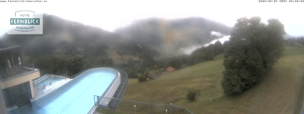 Archiv Foto Webcam Bartholomäberg: Ferienhotel Fernblick