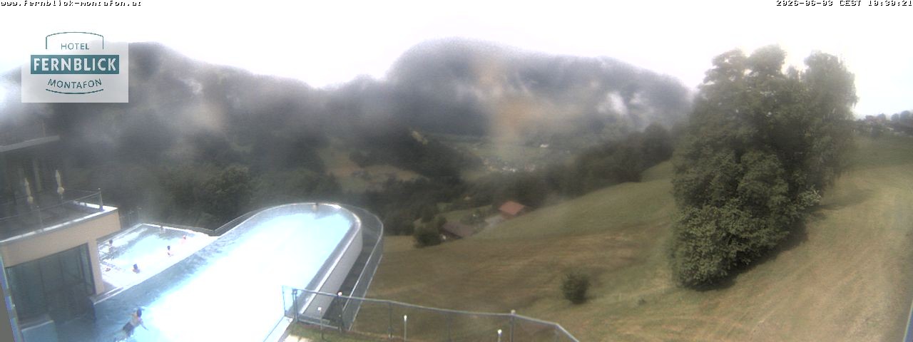 Archiv Foto Webcam Bartholomäberg: Ferienhotel Fernblick