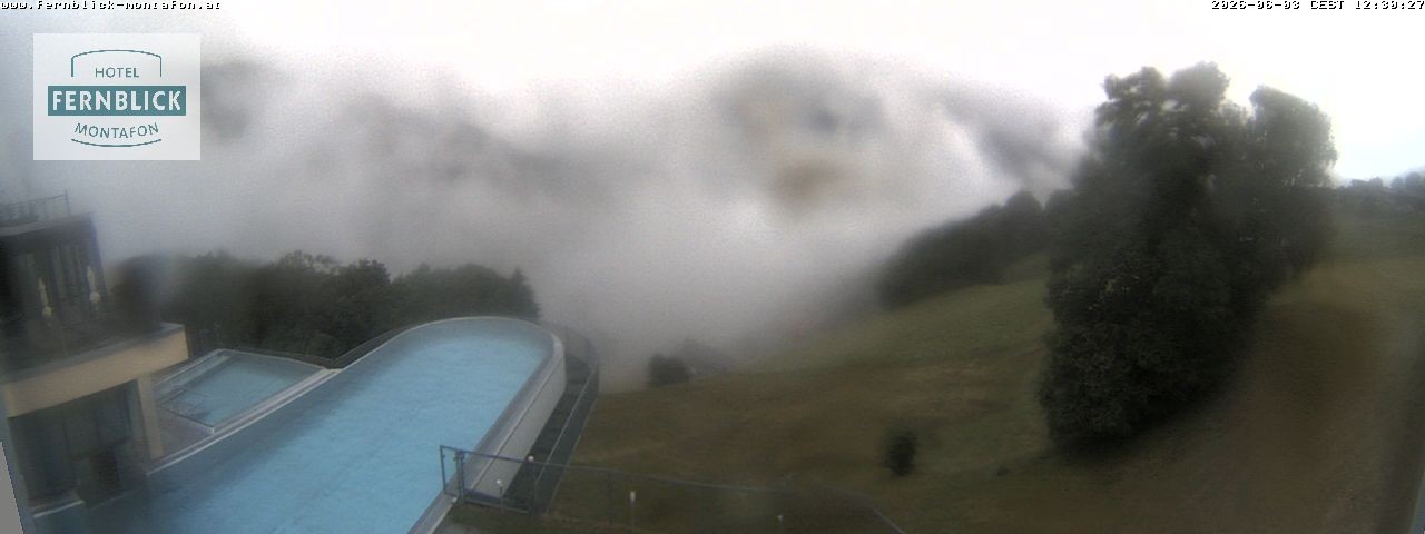Archiv Foto Webcam Bartholomäberg: Ferienhotel Fernblick