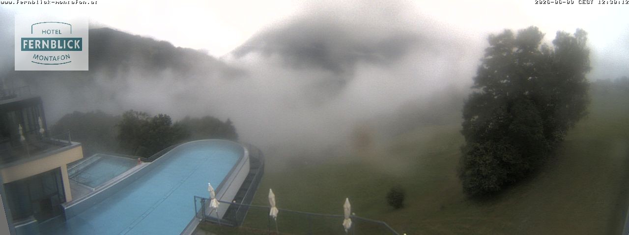 Archiv Foto Webcam Bartholomäberg: Ferienhotel Fernblick