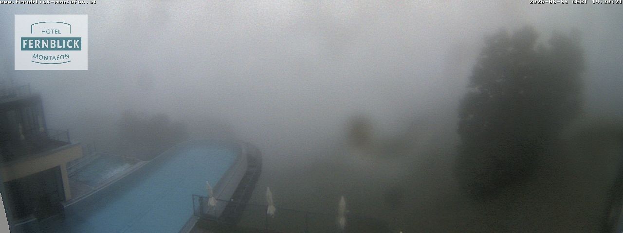 Archiv Foto Webcam Bartholomäberg: Ferienhotel Fernblick