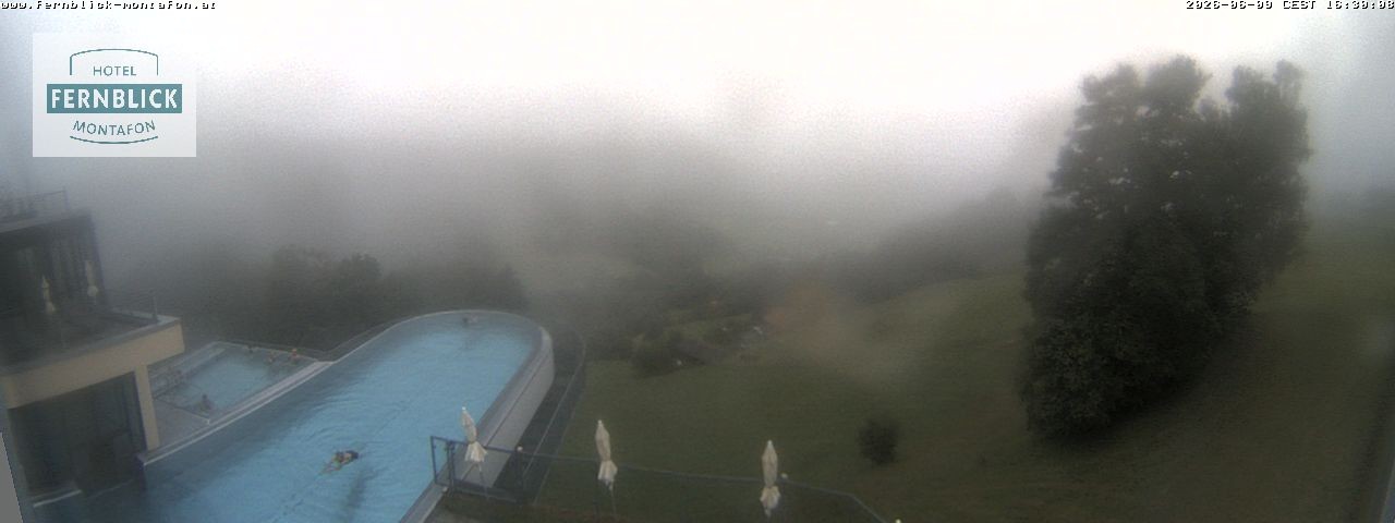Archiv Foto Webcam Bartholomäberg: Ferienhotel Fernblick
