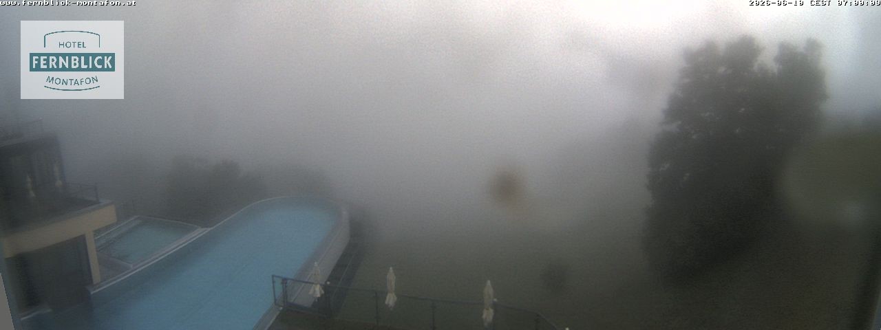Archiv Foto Webcam Bartholomäberg: Ferienhotel Fernblick