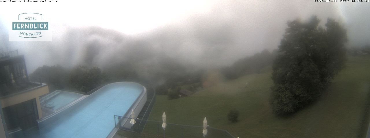 Archiv Foto Webcam Bartholomäberg: Ferienhotel Fernblick