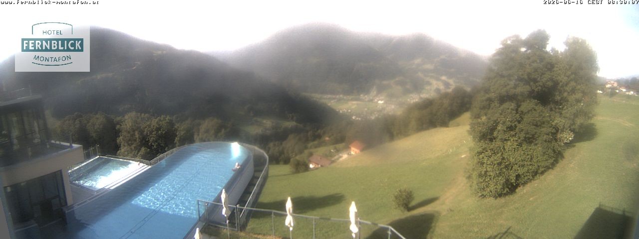 Archiv Foto Webcam Bartholomäberg: Ferienhotel Fernblick