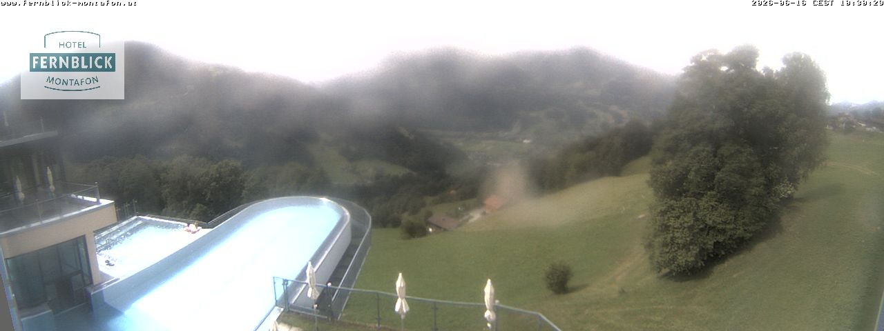Archiv Foto Webcam Bartholomäberg: Ferienhotel Fernblick