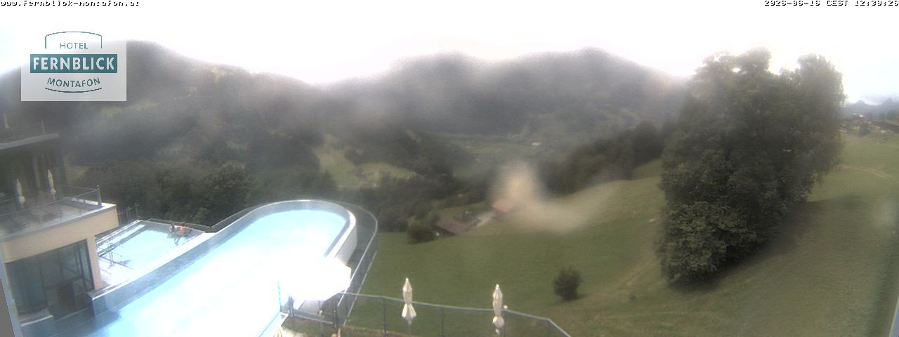 Archiv Foto Webcam Bartholomäberg: Ferienhotel Fernblick