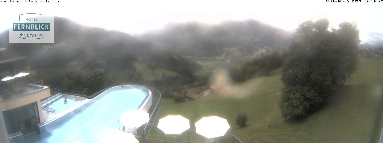 Archiv Foto Webcam Bartholomäberg: Ferienhotel Fernblick