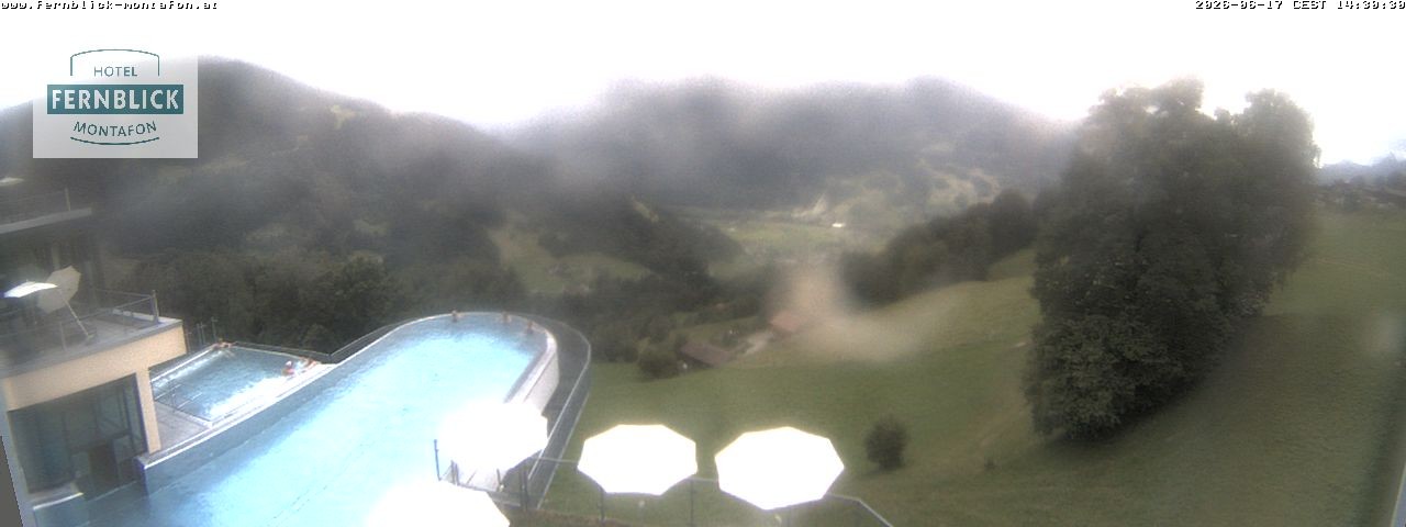 Archiv Foto Webcam Bartholomäberg: Ferienhotel Fernblick