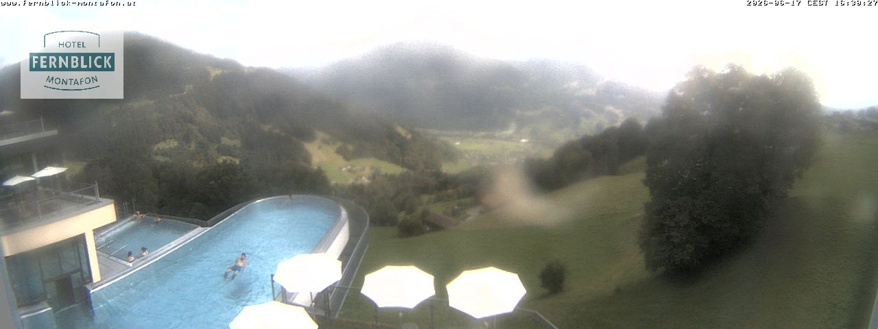 Archiv Foto Webcam Bartholomäberg: Ferienhotel Fernblick