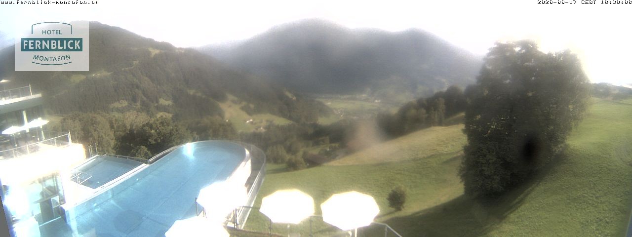 Archiv Foto Webcam Bartholomäberg: Ferienhotel Fernblick