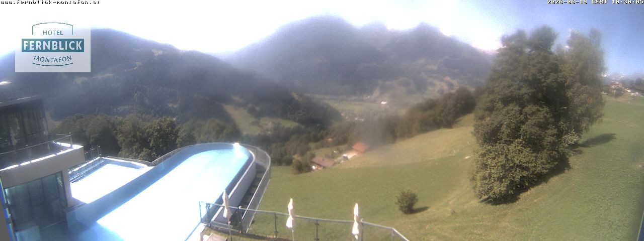 Archiv Foto Webcam Bartholomäberg: Ferienhotel Fernblick