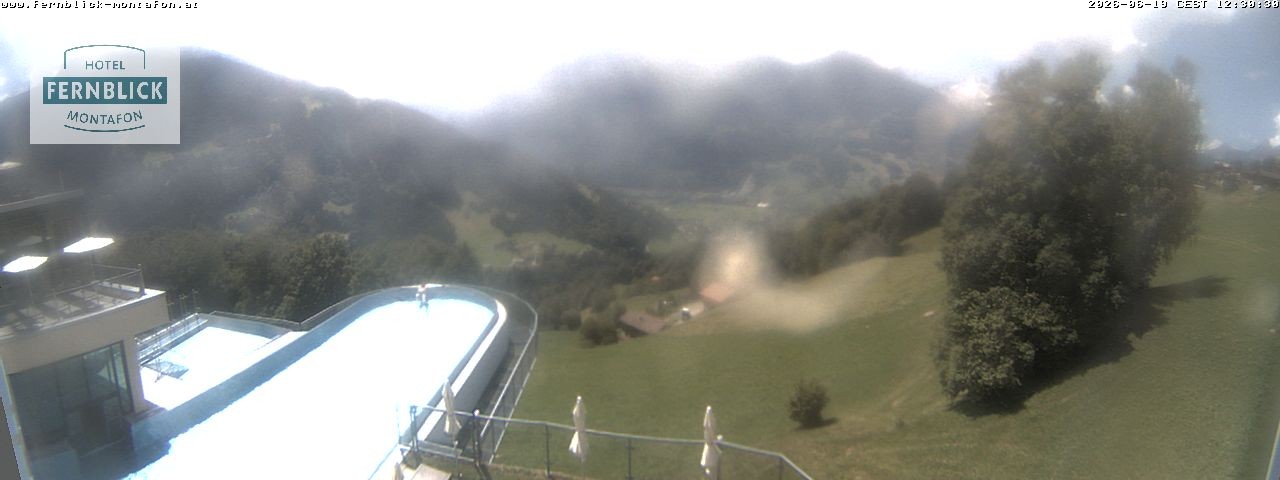 Archiv Foto Webcam Bartholomäberg: Ferienhotel Fernblick