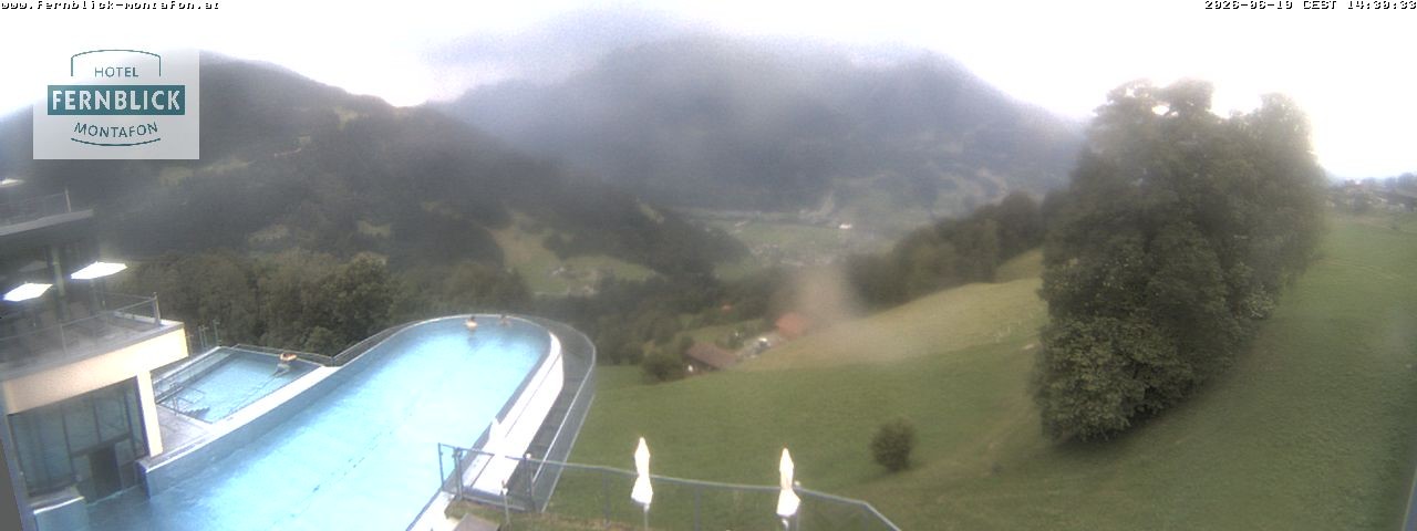Archiv Foto Webcam Bartholomäberg: Ferienhotel Fernblick