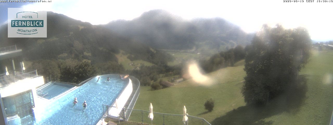 Archiv Foto Webcam Bartholomäberg: Ferienhotel Fernblick