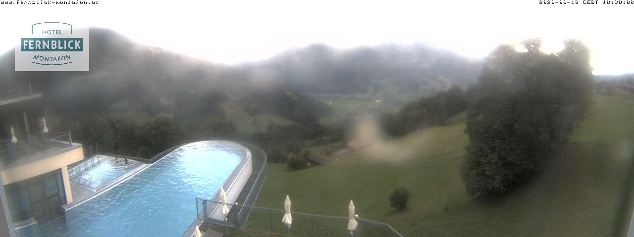 Archiv Foto Webcam Bartholomäberg: Ferienhotel Fernblick