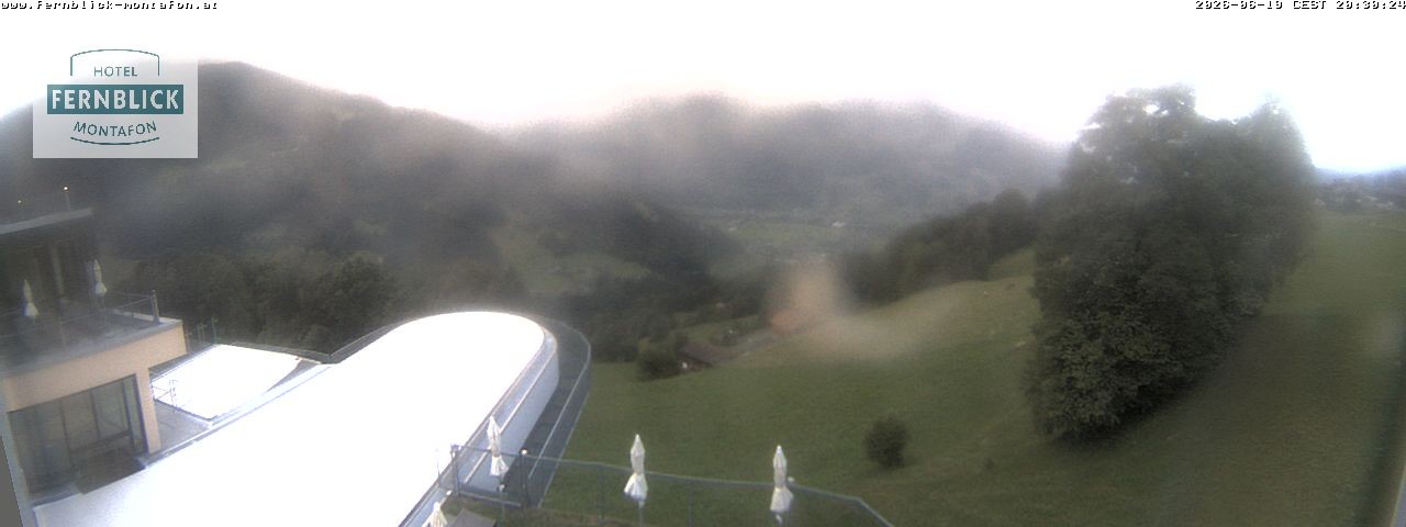 Archiv Foto Webcam Bartholomäberg: Ferienhotel Fernblick