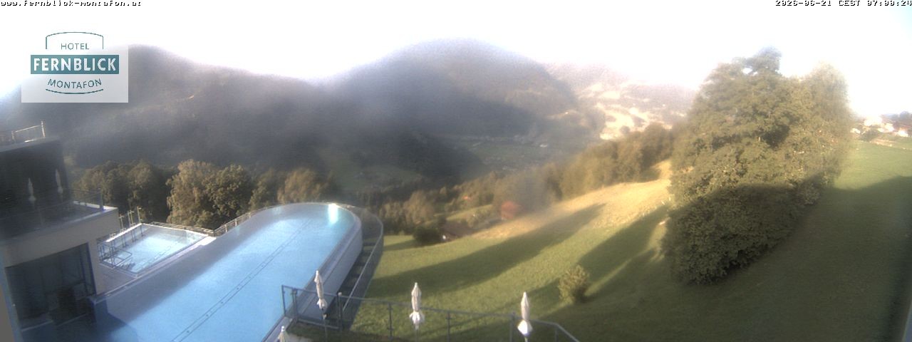 Archiv Foto Webcam Bartholomäberg: Ferienhotel Fernblick