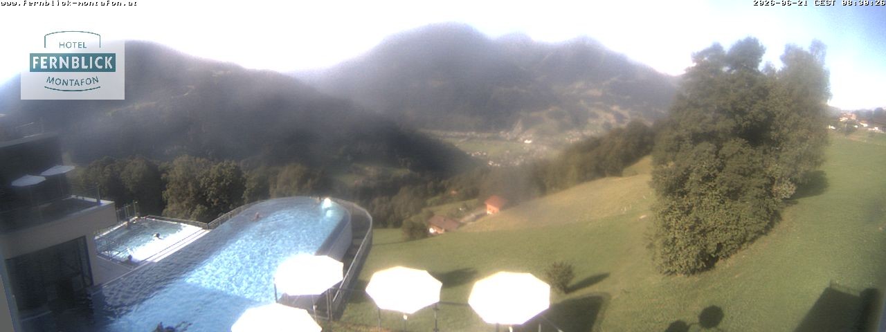 Archiv Foto Webcam Bartholomäberg: Ferienhotel Fernblick