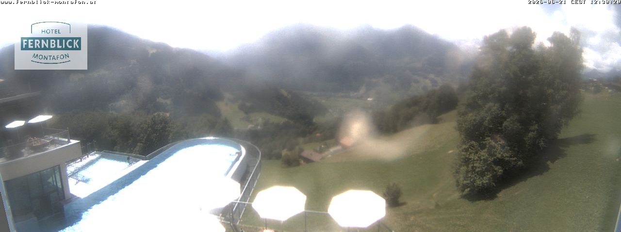Archiv Foto Webcam Bartholomäberg: Ferienhotel Fernblick