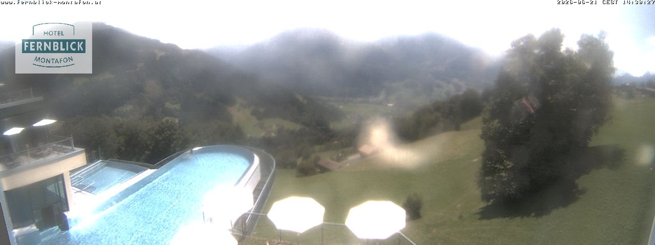 Archiv Foto Webcam Bartholomäberg: Ferienhotel Fernblick