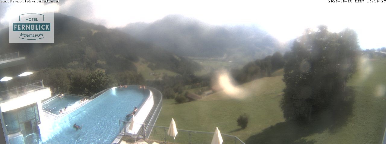 Archiv Foto Webcam Bartholomäberg: Ferienhotel Fernblick