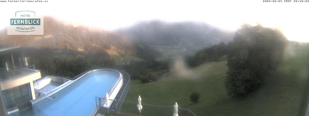 Archiv Foto Webcam Bartholomäberg: Ferienhotel Fernblick