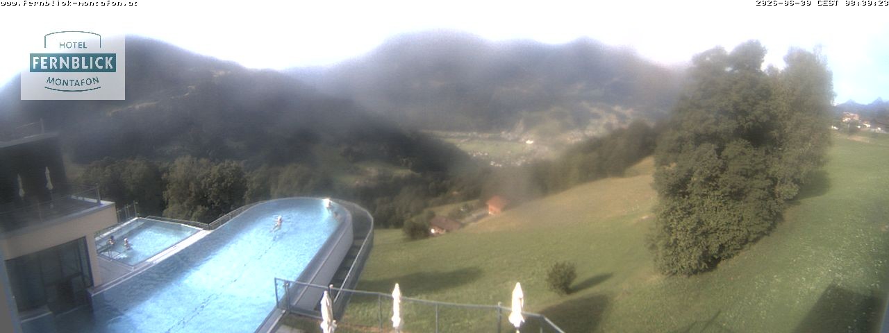 Archiv Foto Webcam Bartholomäberg: Ferienhotel Fernblick
