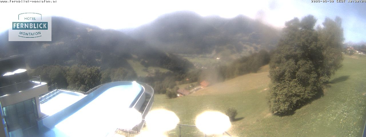 Archiv Foto Webcam Bartholomäberg: Ferienhotel Fernblick